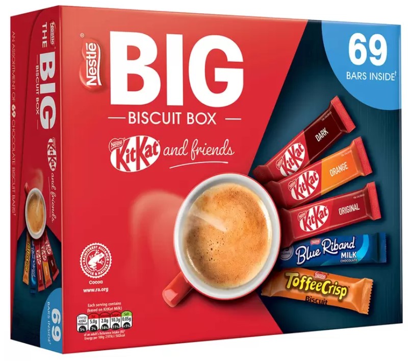 Nestle Big Biscuit Box Kitkat and Friends, 69 Bar (1357g)